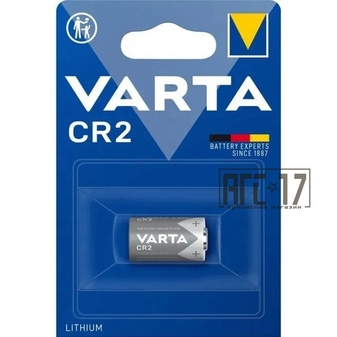 Фото Аккумуляторная батарейка Varta CR2 3V