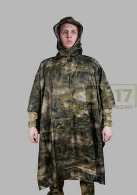 Фото <a href="/catalog/voennaya-odezhda/maskkhalaty" hreflang="ru">Маскхалаты</a> - Пончо &quot;Барс&quot; (мох)