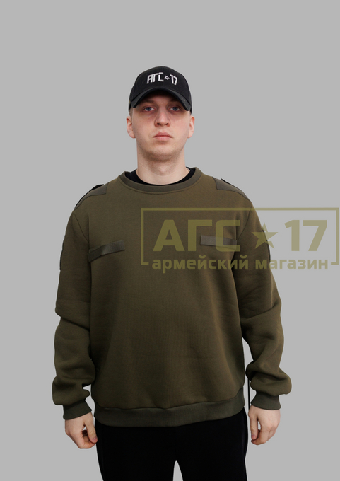 Изображение Кофта офисная- флис &quot;АГС-17&quot; (олива)