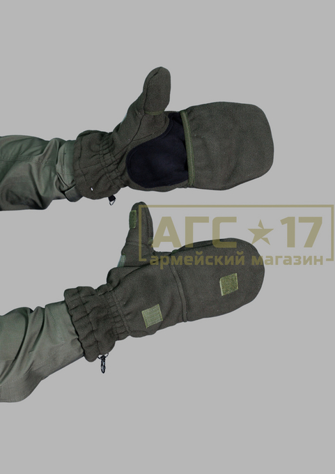 Изображение Перчатки-варежки "Военторг" (Олива)