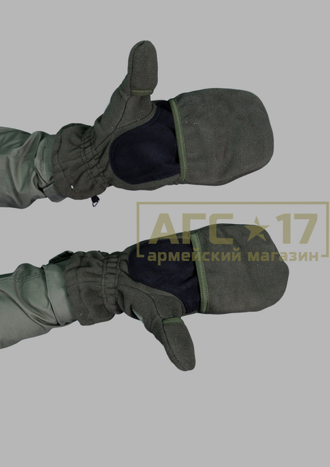 Фото товара Перчатки-варежки "Военторг" (Олива)