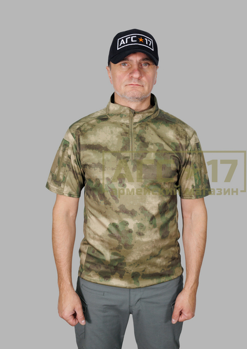 Фотография Рубашка-поло короткий рукав S.Archon (мох)