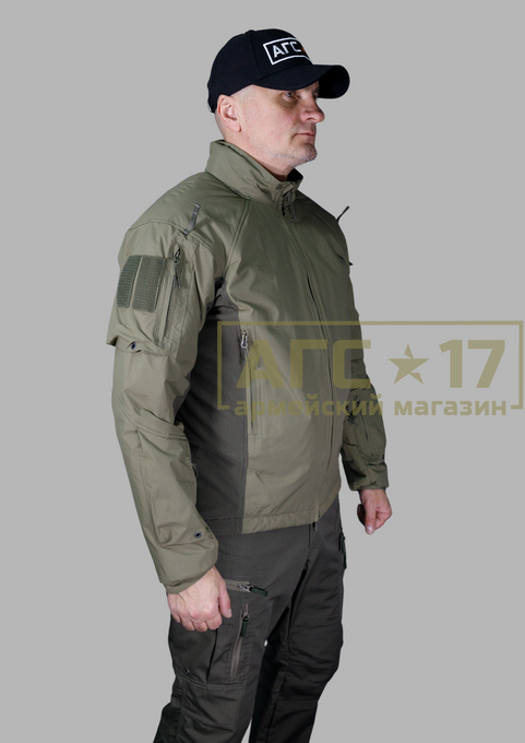 Изображение Ветровка "Альфа" Сухопут (олива)