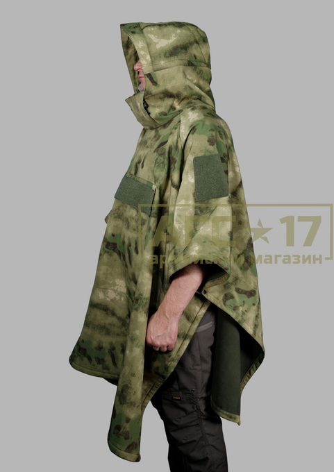 Изображение Пончо "Gongtex" SoftShell (мох)