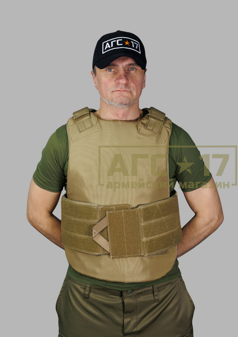Фото Бронежилет скрытного ношения Милитари Урал (песок)