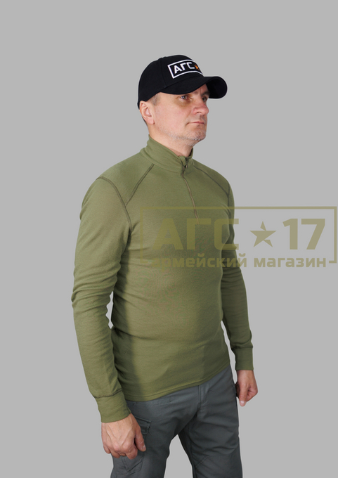 Фото <a href="/catalog/voennaya-odezhda/termo-i-natelnoe-belyo" hreflang="ru">Термо и Нательное бельё</a> - Терморубашка Нато (олива) 